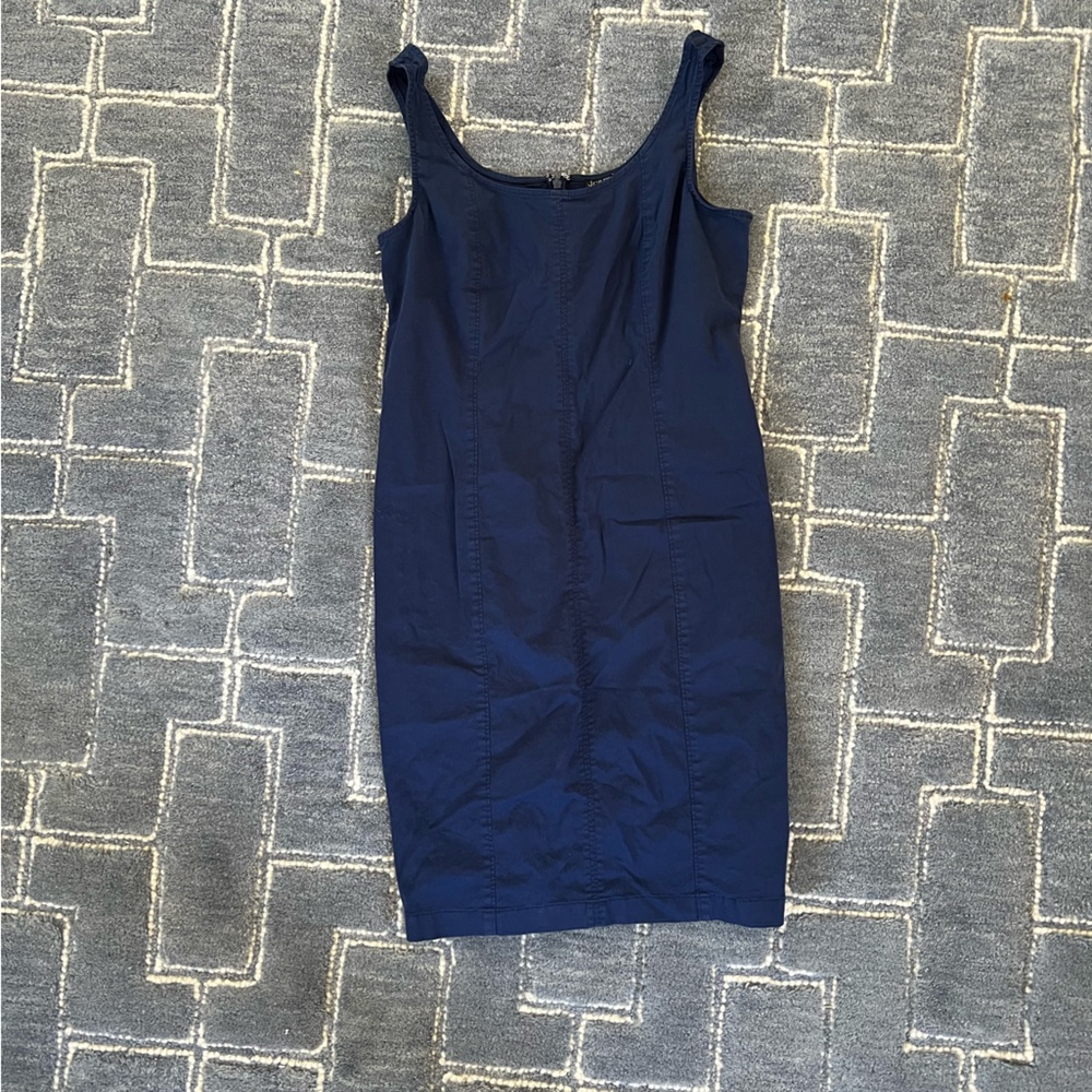 J Crew Sleveless Thick Cotton Dress